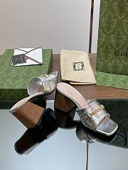 Kitlife Gucci Signoria slide sandal silver - 6