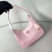 Kitlife Prada Re-edition 2000 Mini Bag Nylon Pink pastel - 22x12x6 cm - 1