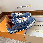 kitlife Louis Vuitton Trainer blue denim sneaker - 3