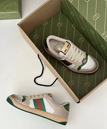 kitlife Gucci panelled leather sneakers