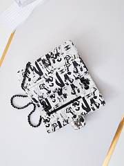 kitlife Chanel Classic white&black bag - 25cm - 5