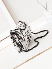 kitlife Chanel Classic white&black bag - 25cm - 4