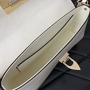 kitlife VALENTINO GARAVANI Rockstud brushed-leather shoulder bag white - 26x13x7cm - 6