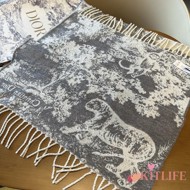 Kitlife Dior scarf gray - 1