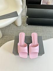 kitlife balenciaga black sheep leather dutyfree sandal Pink 6cm - 3