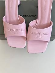 kitlife balenciaga black sheep leather dutyfree sandal Pink 6cm - 4