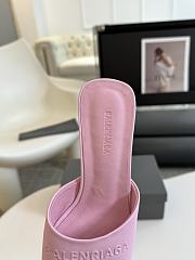 kitlife balenciaga black sheep leather dutyfree sandal Pink 6cm - 2
