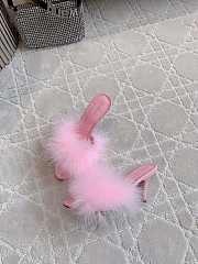 kitlife balenciaga Boudoir 70mm Sandal in pink feathers  - 1