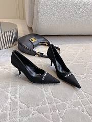 kitlife Balenciaga Knife 80MM Pumps Women Knit Black - 1