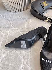 kitlife Balenciaga Knife 80MM Pumps Women Knit Black - 5