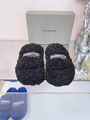 Kitlife BALENCIAGA FURRY SLIDE black - 6