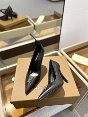 kitlife BURBERRY Leather TB Monogram Pumps 40 black - 2
