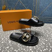 Kitlife WOMEN'S GUCCI MARINA CHAIN SLIDE SANDAL black - 4