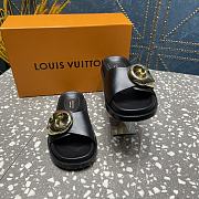 Kitlife WOMEN'S GUCCI MARINA CHAIN SLIDE SANDAL black - 6