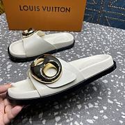 Kitlife WOMEN'S GUCCI MARINA CHAIN SLIDE SANDAL white - 5