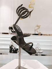 kitlife Rene Caovilla SYMPHONY MIRRORED Black SANDAL 105 - 5