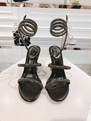 kitlife Rene Caovilla SYMPHONY MIRRORED Black SANDAL 105 - 4