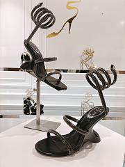 kitlife Rene Caovilla SYMPHONY MIRRORED Black SANDAL 105 - 2