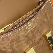 Kitlife Hermes Constance Slim mini bag gold brown - L12.4/H10.2/D3cm - 2