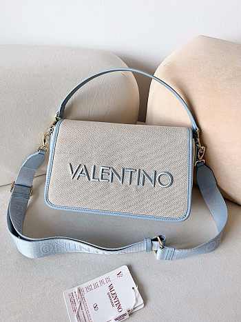 kitlife VALENTINO Chelsea Re Flap Bag Polver blue - 18x28x8cm