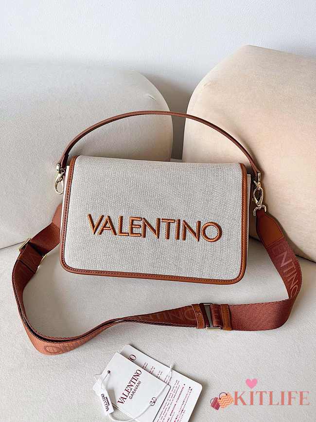 kitlife VALENTINO Chelsea Re Flap Bag Polver brown - 18x28x8cm - 1