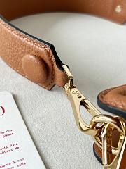 kitlife Valentino Garavani Vlogo ivory shoulder bag in garnet calfskin brown - 24×14.5x8cm - 4