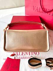 kitlife Valentino Garavani Mini Leather VLogo 1960 Cross-Body Bag Rose gold - 26 x 13 x 9 cm - 4