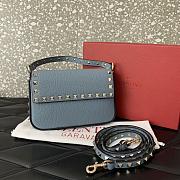 Valentino Garavani Rockstud Small Crossbody Bag blue - 19x12x3cm - 1