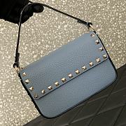 Valentino Garavani Rockstud Small Crossbody Bag blue - 19x12x3cm - 5