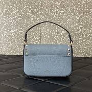 Valentino Garavani Rockstud Small Crossbody Bag blue - 19x12x3cm - 4