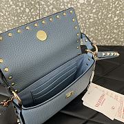 Valentino Garavani Rockstud Small Crossbody Bag blue - 19x12x3cm - 2