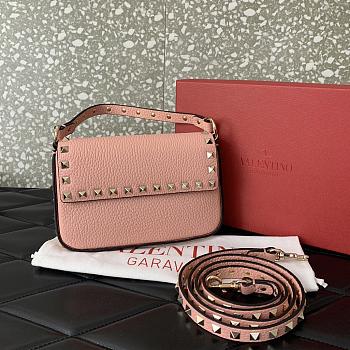 Valentino Garavani Rockstud Small Crossbody Bag pink - 19x12x3cm