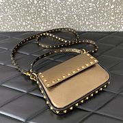 Valentino Garavani Rockstud Small Crossbody Bag gold - 19x12x3cm - 4