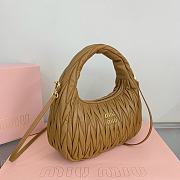 Kitlife MIU MIU Wander hobo bag brown -  28x27x10cm - 5