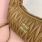 Kitlife MIU MIU Wander hobo bag brown -  28x27x10cm - 4