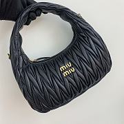 Kitlife MIU MIU Wander hobo bag black - 28x27x10cm - 5