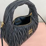 Kitlife MIU MIU Wander hobo bag black - 28x27x10cm - 3