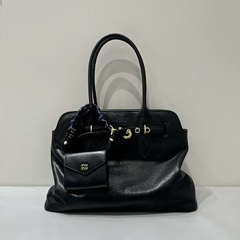 kitlife MiuMiu Aventure nappa leather bag black - 40x13x30cm