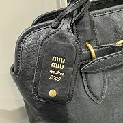 kitlife MiuMiu Aventure nappa leather bag black - 40x13x30cm - 4