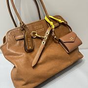 kitlife MiuMiu Aventure nappa leather bag brown - 40x13x30cm - 4