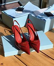 kitlife Prada Patent leather slingback pumps 75mm - 1