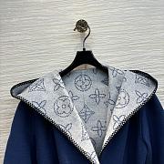 kitlife Louis Vuitton Reversible Signature Short Hooded Wrap Coat  - 2