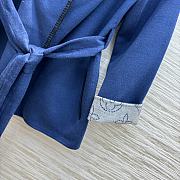 kitlife Louis Vuitton Reversible Signature Short Hooded Wrap Coat  - 5