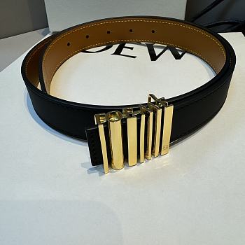 Kitlife LOEWE graphic belt in classic calfskin 2.8cm