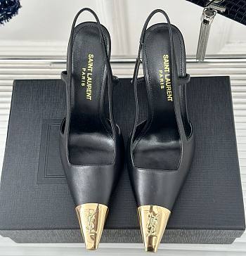 kitlife YSL JEANNE slingback pumps in smooth leather 11cm