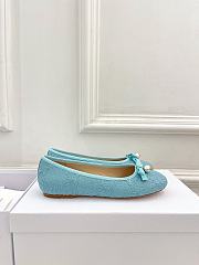kitlife Dior Ballet Flat blue Cannage Tweed - 5