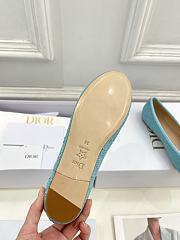 kitlife Dior Ballet Flat blue Cannage Tweed - 4