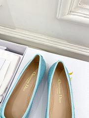 kitlife Dior Ballet Flat blue Cannage Tweed - 3