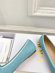 kitlife Dior Ballet Flat blue Cannage Tweed - 2
