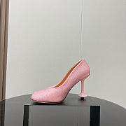 Kitlife Loewe Toy Pump in Suede and Allover Rhinestones Pink 10cm - 2